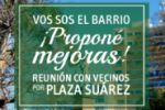 Vos sos el barrio, proponé mejoras