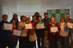 Entrega de diplomas alumnos taller de Alfabetización Digital