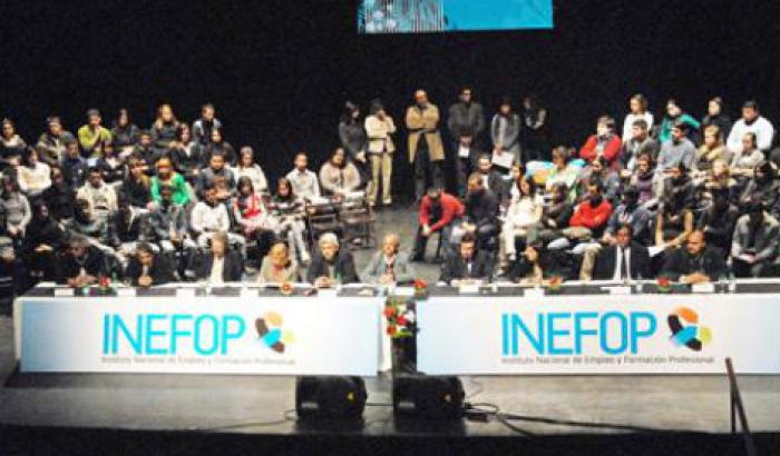 Cierre de uno de los cursos de INEFOP.