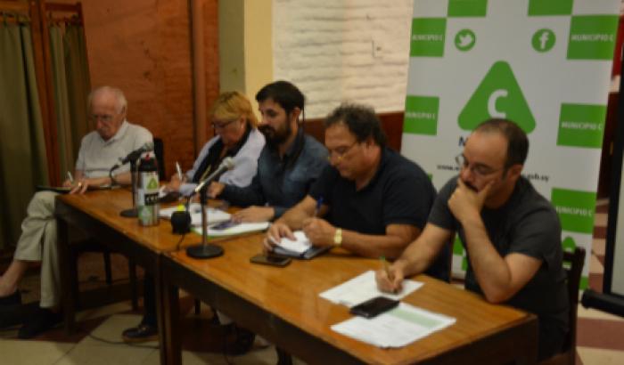 Concejo Municipal en Precabildo en Club Línea D. 13/03/2017