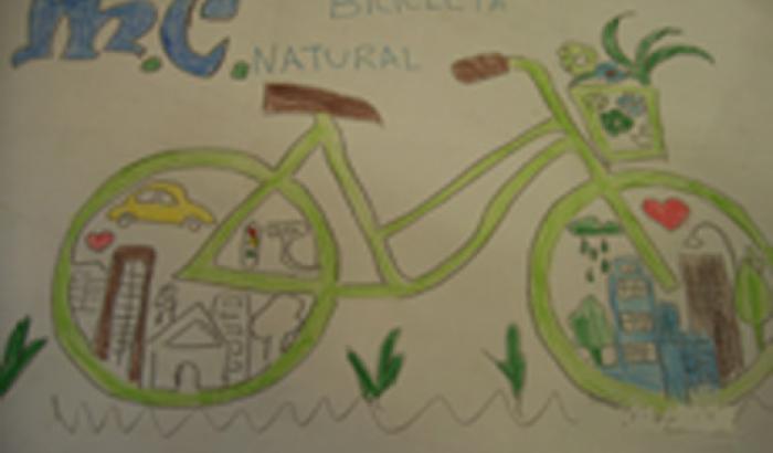 "Bicicleta Natural", ganadora del concurso "Personaje Municipio C"
